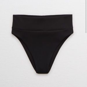 High Waisted Ribbed Bikini Bottoms (cheeky)